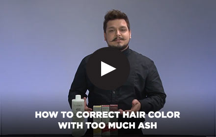 How to Correct Hair Color with Too Much Ash by Clairol Professional Online Education
